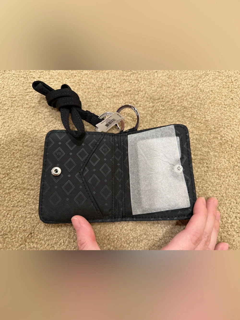 Vera Bradley compact quilted